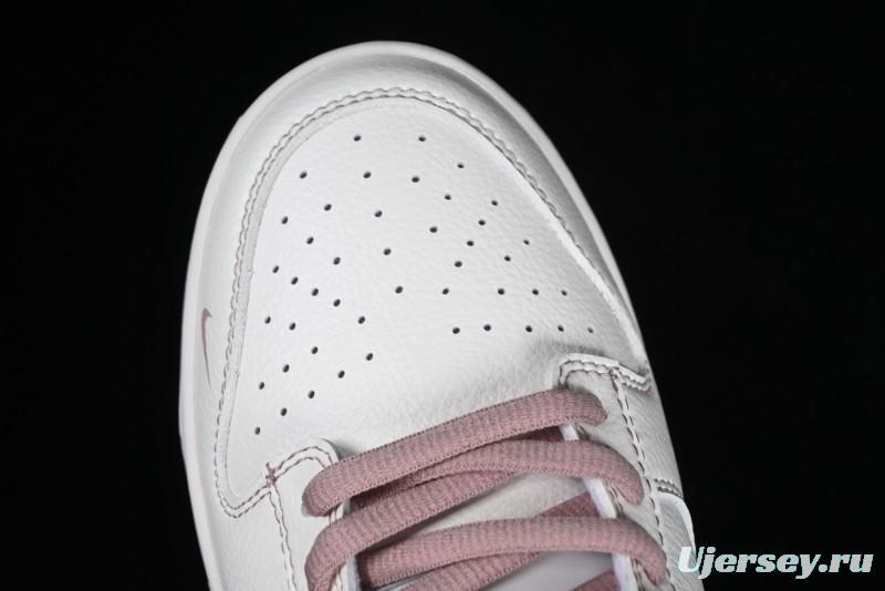 Nike Supreme x SB Dunk Low Collaboration - Rouge Pink Anniversary High-End Custom Low-Top Casual Skate Shoes - DY1503-006