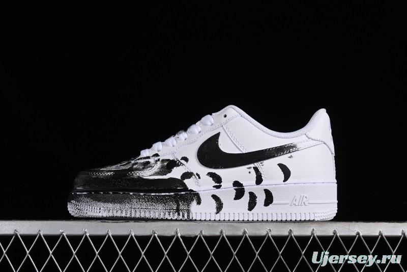 Nike Air Force 1 '07 Low Custom Hand-Painted 2D Industrial Scene Casual Sneakers - 315122-311