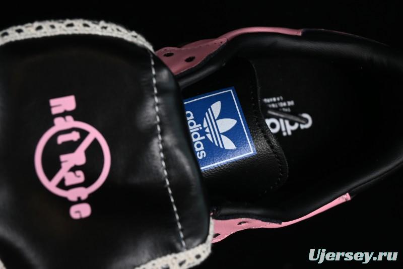 Adidas Samba OG B75807 Customized Casual Sneakers with Vibrant Hot Pink and Sweet Black Colorway - B75807