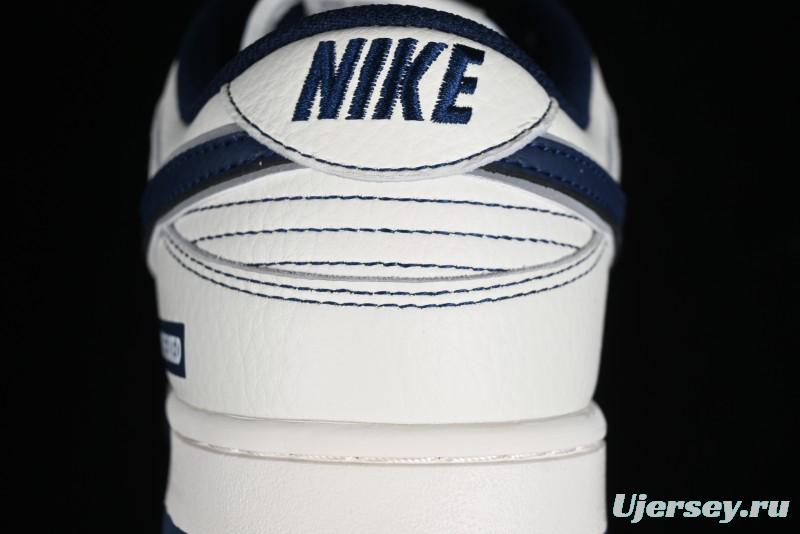 Nike SB Dunk Low UN Collaboration - Light Blue Swoosh Anniversary Custom Low-Top Casual Skate Shoes - FC1688-138