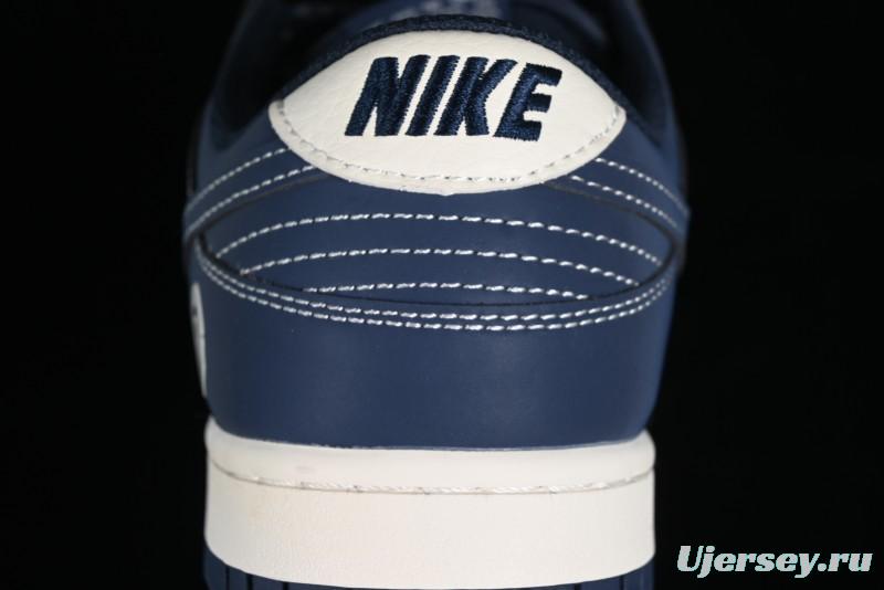 Nike SB Dunk Low BAPE Collaboration - Light Blue Grey Anniversary High-End Custom Low-Top Casual Skate Shoes - BB8969-001