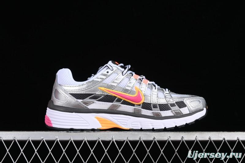 Nike P-6000 Retro Casual Sport Dad Shoes with Layered Design - BV1021-100