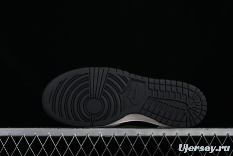 Nike SB Dunk Low Casual Skateboarding Shoes in Beige Green with Hemp Rope Detail - LK2146-511