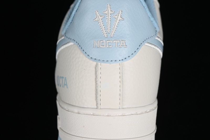 Nike Nocta x Nike Air Force 1 '07 Low Casual Sneakers with 3M Reflective Details and Full-Length Air Cushion - NO0224-026
