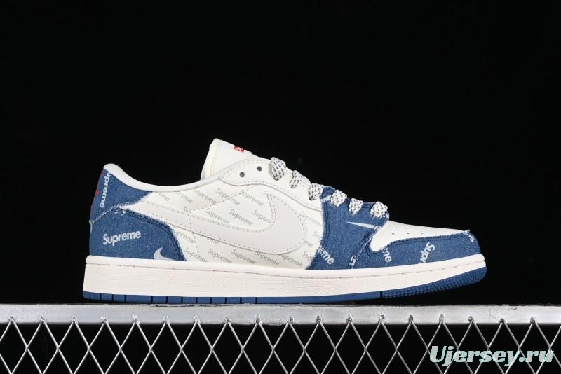 Nike Air Jordan 1 Low OG SP Travis Scott x Fragment Design Collaboration Sneakers - LJ5188-001