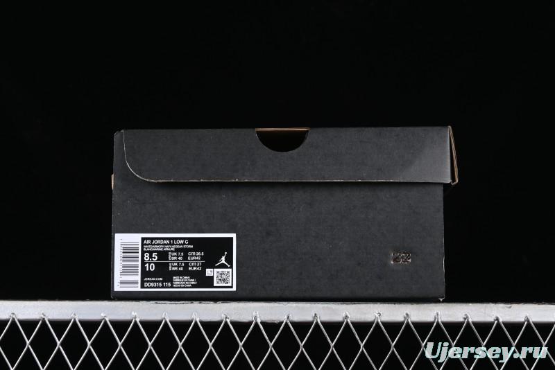 Nike Air Jordan 1 Low Golf Shoes Navy Blue - DD9315-115