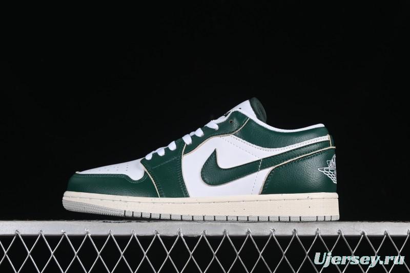 Nike Air Jordan 1 Low AJ1 White Green Low Top Casual Sneakers - FQ7687-300