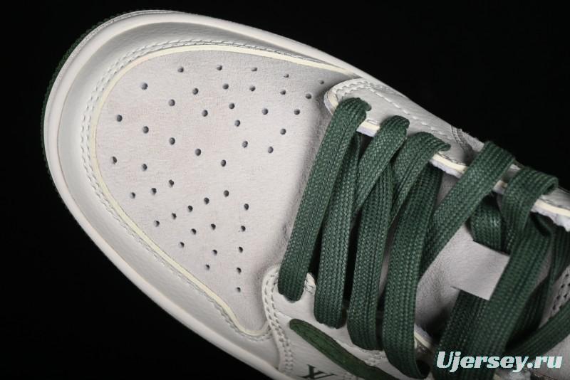 Nike Travis Scott x Fragment Design x Air Jordan 1 Low OG SP AJ1 LV Collaboration Sneakers - XY2688-102