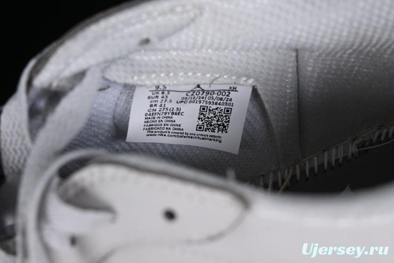 Nike Air Jordan 1 Low AJ1 Grey Silver Low-Top Casual Sneakers - CZ0790-002