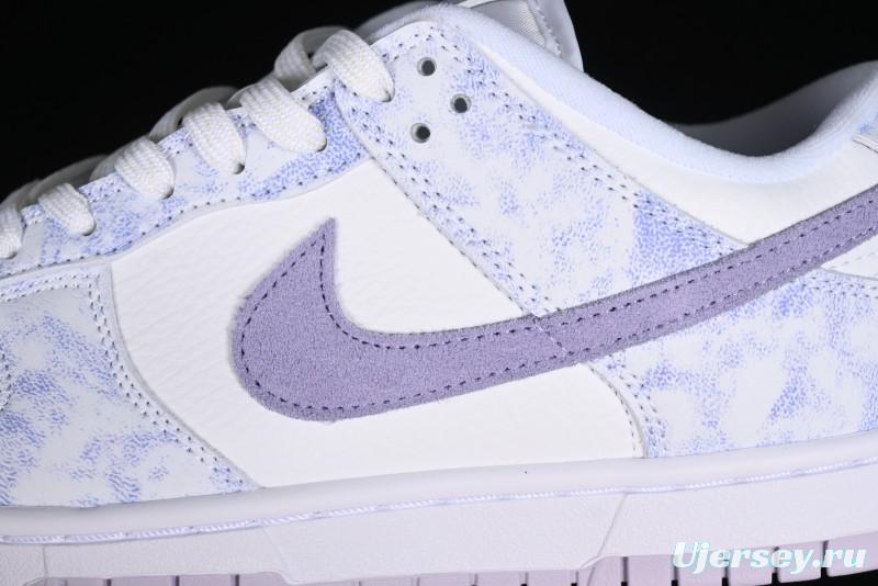 Nike SB Dunk Low Premium White Light Purple Skateboarding Shoes - DM9467-500