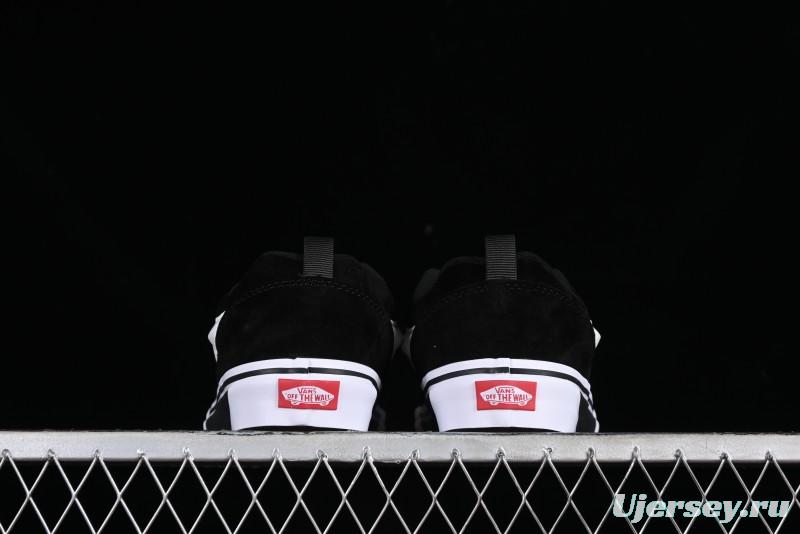 Vans Classics Knu Skool Retro Skate Shoes with Enlarged Toe and Thickened Tongue - VN0009QCWBL