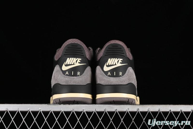 Nike A Ma Maniere x Air Jordan 3 Retro Black Sneakers - FZ4811-001