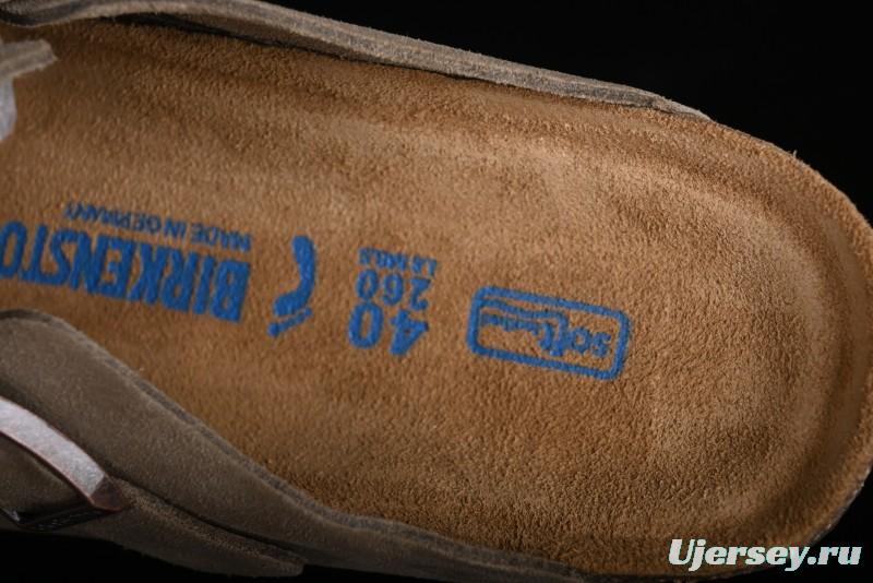 Birkenstock Arizona Soft Footbed Sandals with Suede Leather and Lambswool Lining - G.D4