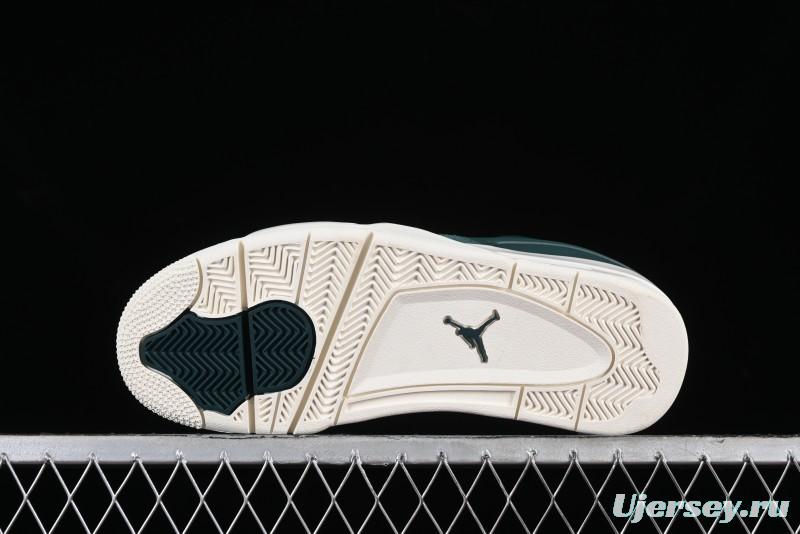 Nike Air Jordan 4 Remastered Military Green Retro Sneakers - FQ7940-300