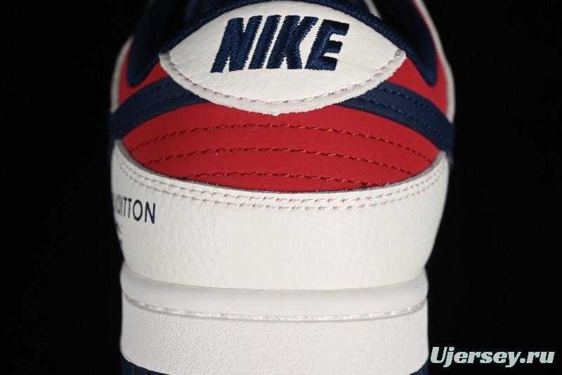 Nike SB Dunk Low LV Collaboration Anniversary High-End Custom Low-Top Casual Sneakers - XX2025-313