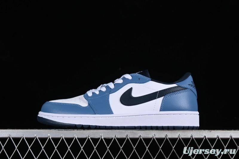 Nike Air Jordan 1 Low Golf Shoes Navy Blue - DD9315-115