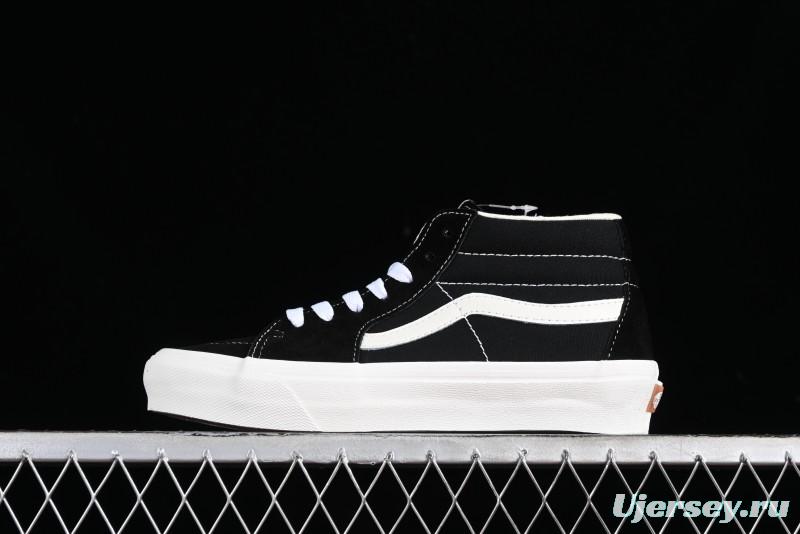 Vans SK8-Hi VR3 Eco-Friendly Black & White Mid-Top Classic Casual Canvas Shoes - VN0A4UWIVNE