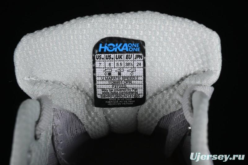 Hoka Mafate Speed 2 Lightweight Trail Running Shoes with Fresh Foam Midsole and Vibram Outsole - 1126851 OPR