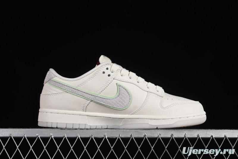 Nike SB Dunk Low Year of the Dragon Limited Edition - White Dragon Anniversary Custom Low-Top Casual Skate Shoes - CF3688-001