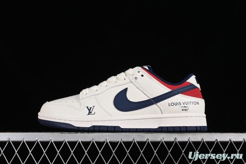 Nike SB Dunk Low LV Collaboration Anniversary High-End Custom Low-Top Casual Sneakers - XX2025-313
