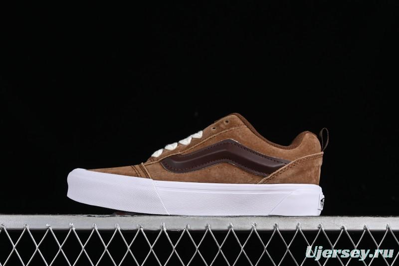 Vans Classics Knu Skool Retro Sneakers with Enlarged Toe and Thickened Trim - VN0009QCLC5