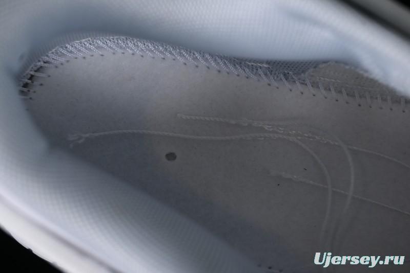 Nike Dunk Low Retro SB Casual Skate Shoes in Light Grey Blue with Silver Swoosh and Deconstructed Straps - HF0730-160