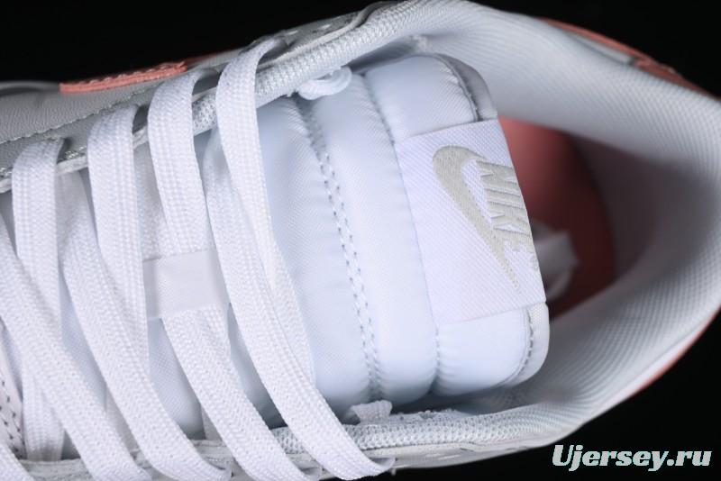 Nike SB Dunk Low White Grey Pink Skateboarding Shoes - HF0730-160