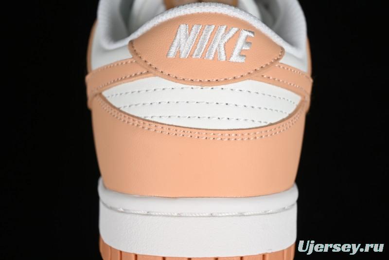 Nike Dunk Low "Harvest Moon" SB Skateboarding Shoes in Beige Orange - DD1503-114
