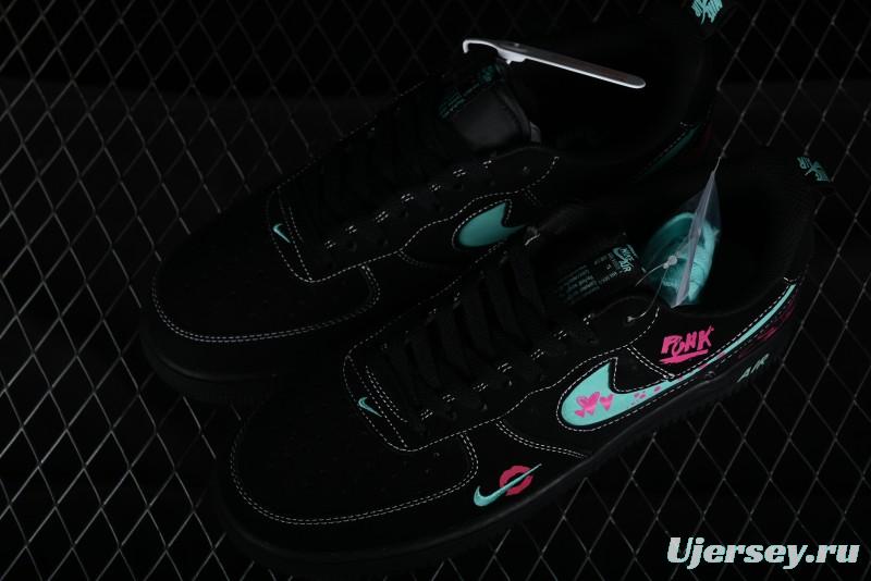 Nike Air Force 1 '07 Low Flame Red Lips Qixi Limited Edition Casual Sneakers - FB8971-005