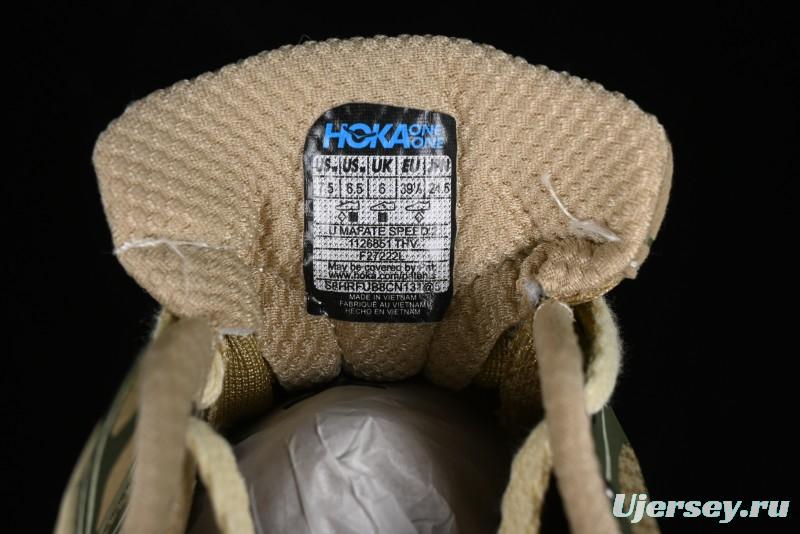 Hoka Mafate Speed 2 Ultra-Lightweight Cushioned Trail Running Shoes with Vibram Outsole - 1126851 THV