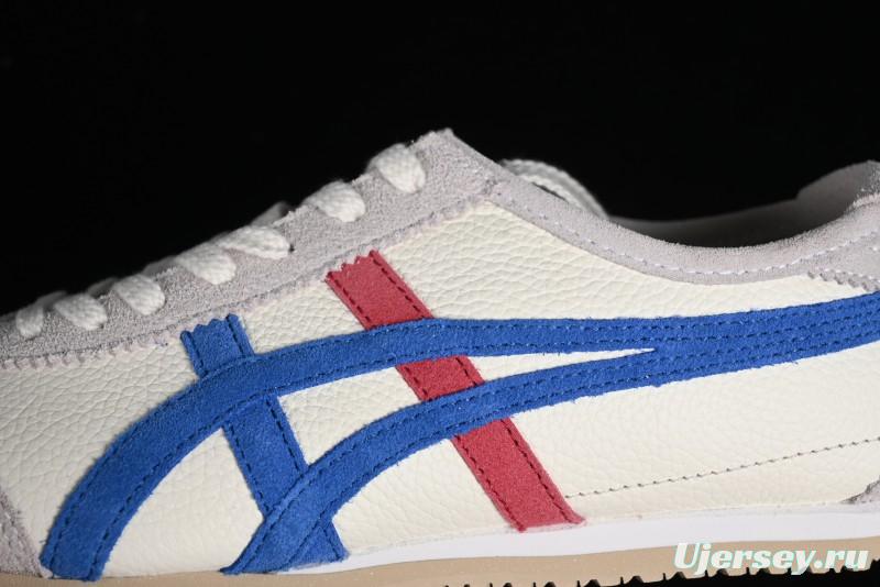 Onitsuka Tiger Mexico 66 Low-Top Leather Sneakers with Classic Design - 1183B391-100