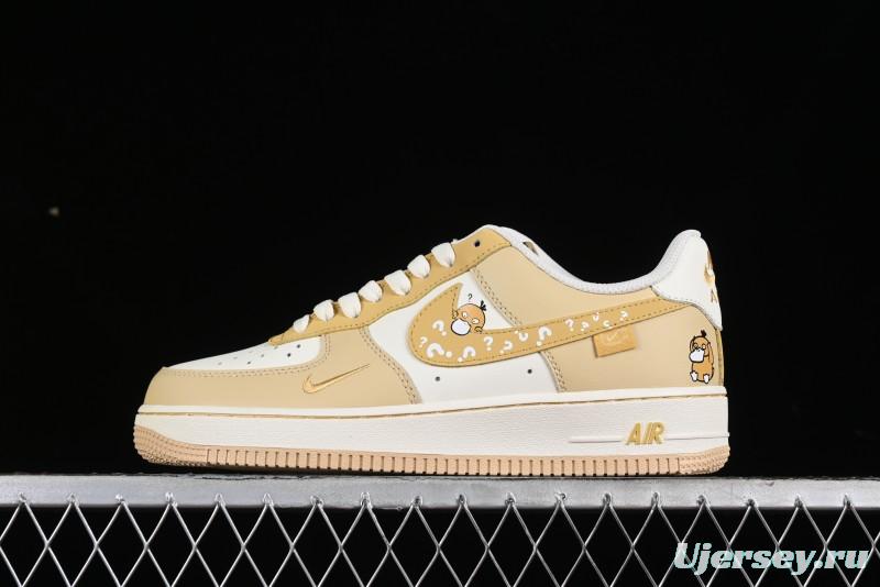 Nike Air Force 1'07 Low "Psyduck" Casual Sneakers - DB3301-661