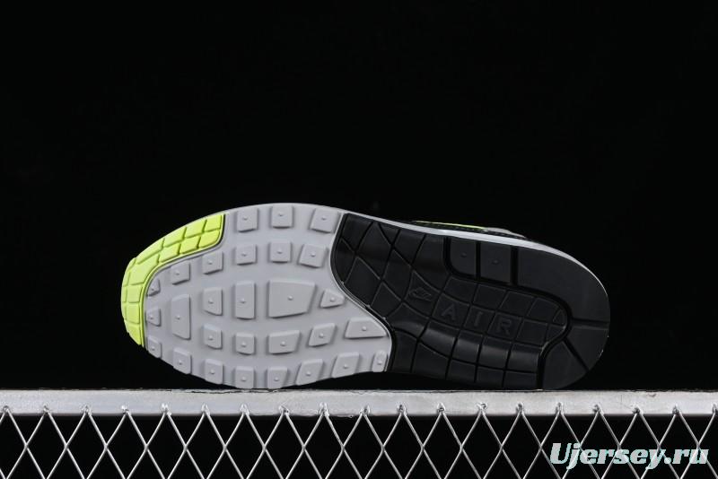 Nike Air Max 1 Retro Running Shoes with Half-Sole Air Cushion - HF3713-002