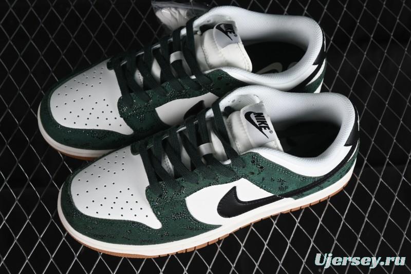 Nike Dunk Low Green Snake SB Low-Top Casual Skate Shoes - FQ8893-397