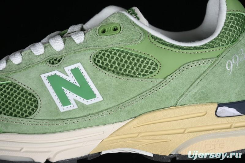 New Balance Made In USA M993 Series Classic Retro Running Shoes - U993WG