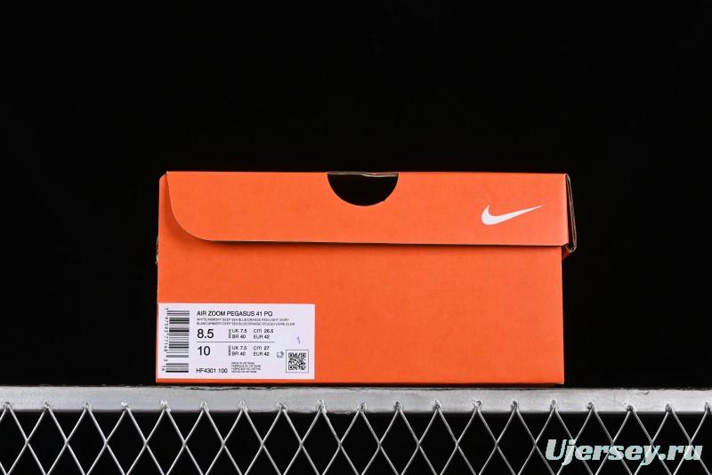 Nike Air Zoom Pegasus 41 Breathable Lightweight Running Shoes with Cushioning - HF4301-100