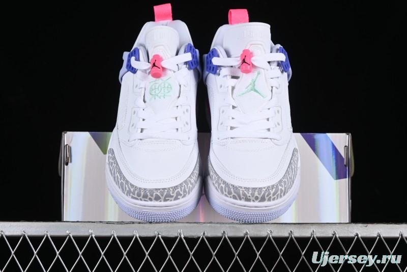 Nike Jordan Spizike Low AJ Hybrid Sneakers with Rainbow Colorway - HF5758-151
