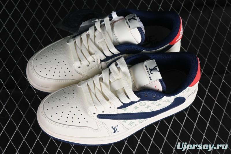 Nike Air Jordan 1 Low OG SP Travis Scott x Fragment Design Collaboration Sneakers - LJ5188-002