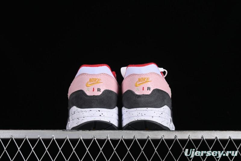 Nike Air Max 1 Retro Running Shoes with Half-Sole Air Cushion - FZ4133-640