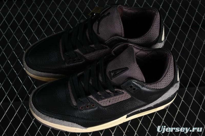Nike A Ma Maniere x Air Jordan 3 Retro Black Sneakers - FZ4811-001