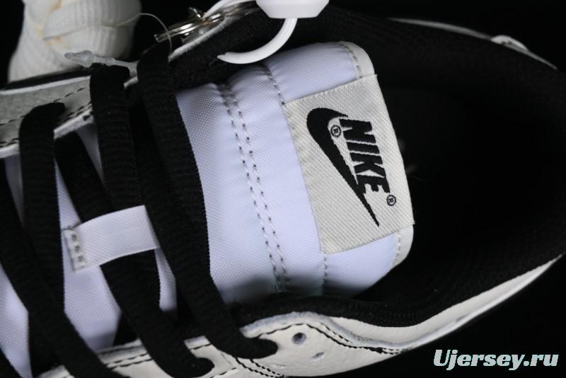 Nike SB Dunk Low UN Collaboration - Beige Black Swoosh Anniversary High-End Custom Low-Top Casual Skate Shoes - FC1688-139