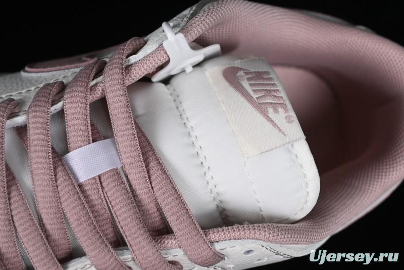 Nike Supreme x SB Dunk Low Collaboration - Rouge Pink Anniversary High-End Custom Low-Top Casual Skate Shoes - DY1503-006