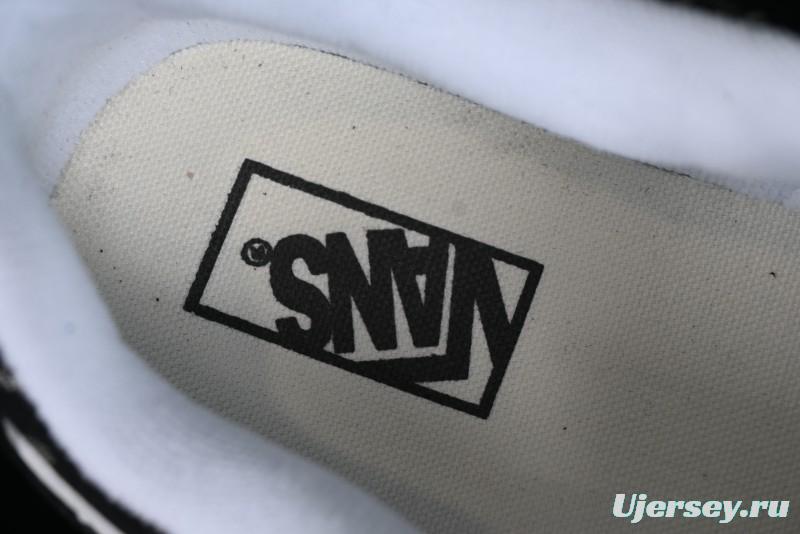 Vans Knu-Skool Premium Custom Denim Monogram Slip-On Shoes - VN0009QC6BT