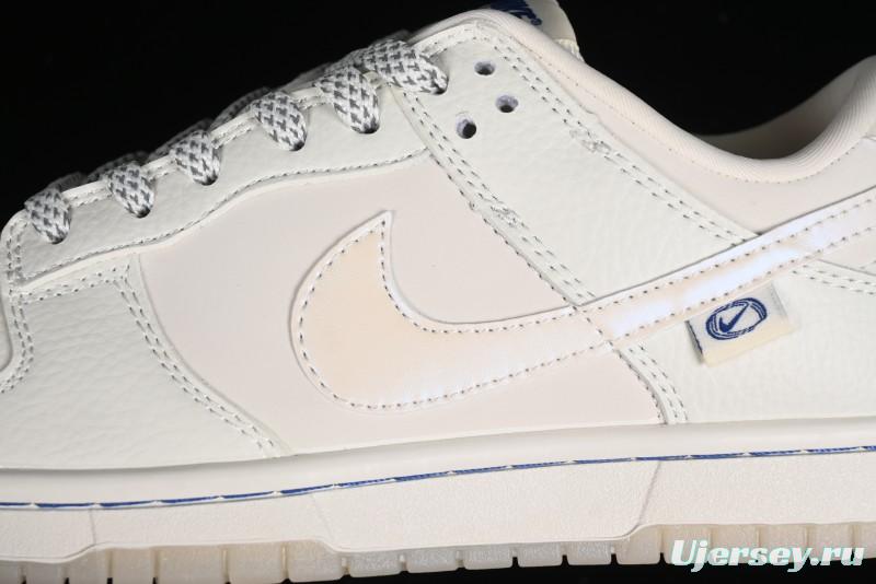 Nike SB Dunk Low White Pearl Anniversary High-End Custom Low-Top Casual Skate Shoes - XB3802-346