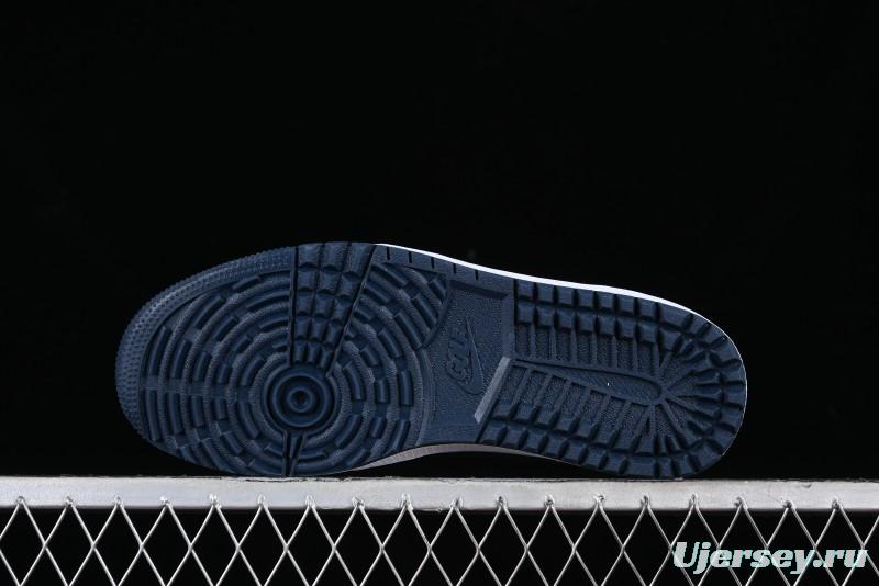 Nike Air Jordan 1 Low Golf Shoes Navy Blue - DD9315-115