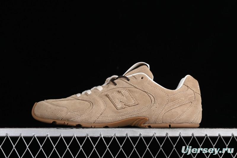 Miu Miu x New Balance 530 Low-Top Retro Running Sneakers with Deconstructed Design - 38165