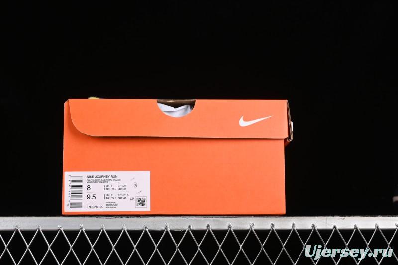 Nike Journey Run 2024 Low-Top Casual Running Shoes with Shock Absorption Anti-Slip and Wear-Resistant Design - FN0228-100
