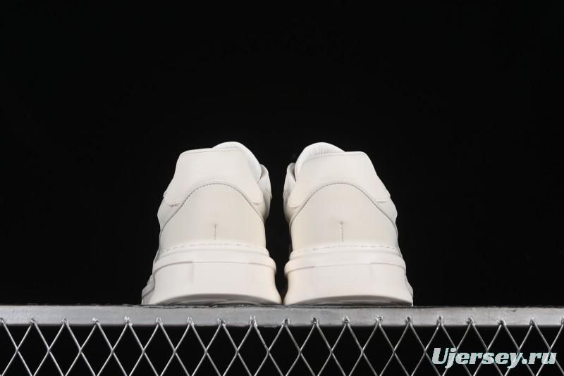 ECCO 2024 New Fashion Simple Versatile Genuine Leather White Sneakers - 61881301002