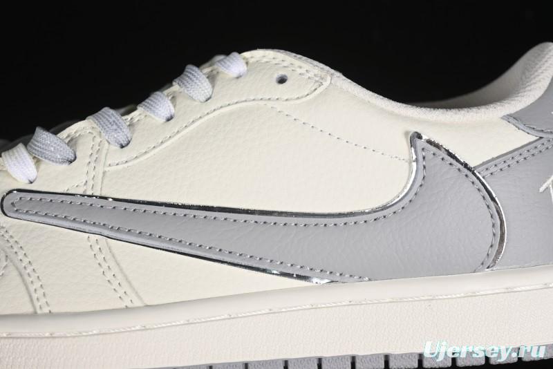 Nike Travis Scott x Fragment Design x Air Jordan 1 Low OG SP AJ1 Collaboration Sneakers - DM7866-021