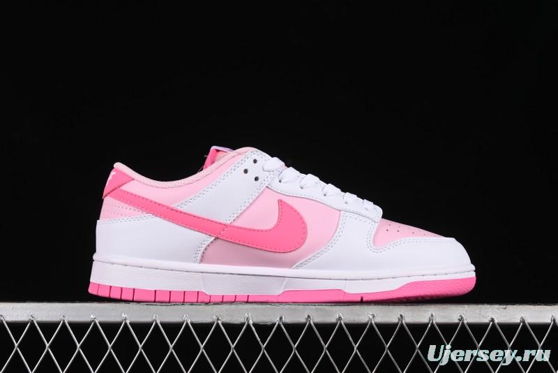 Nike SB Dunk Low Glacier Pink Low-Top Casual Skateboarding Shoes - HQ1181-661